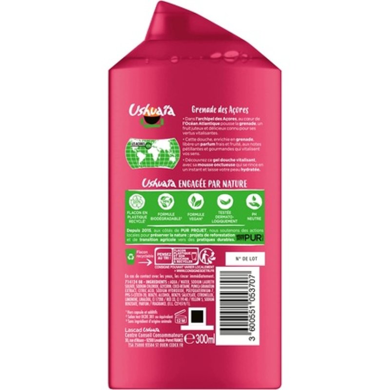 Ushuaïa Grenade Shower Gel