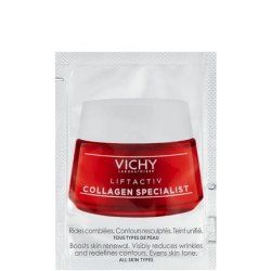 Vichy Collagen Specialist Collagen Anti-Wrinkle Night Cream For Face Sample - 15 Ml