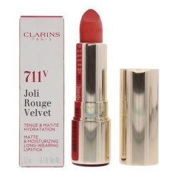 Clarins Joli Rouge Velvet Matte Moisturizing Lipstick No711v Papaya 35g