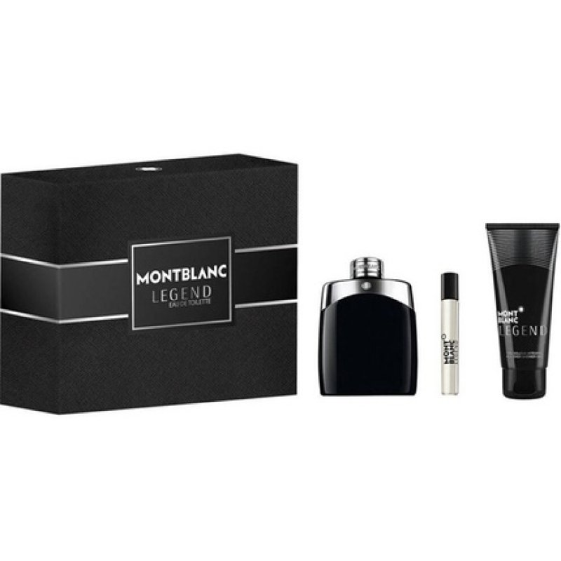 Mont Blanc Legend Eau De Toilette Spray 100 Ml Set Includes 100 Ml Eau De Toilette 100 Ml Shower Gel And 75 Ml Eau De