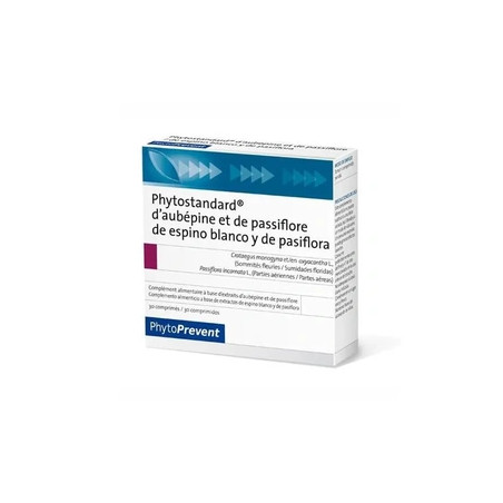 Pileje Phytostandard Hawthorn And Passionflower 30 Tablets