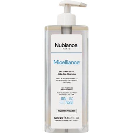 Nubiance Micellar Water 500ml for Sensitive Skin and Eye Makeup Remover