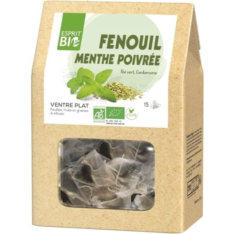 Esprit Bio Fennel Peppermint Infusion 15 Sachets
