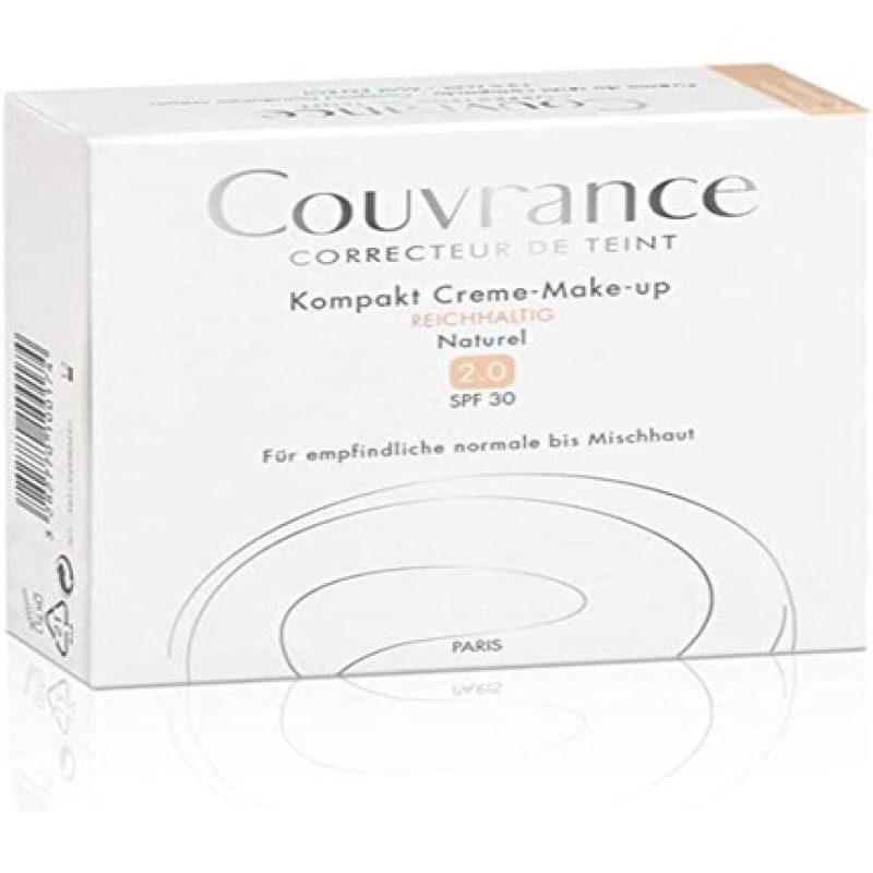 Avene Couvrance Compact Tinted Cream SPF30 2.0 Natural