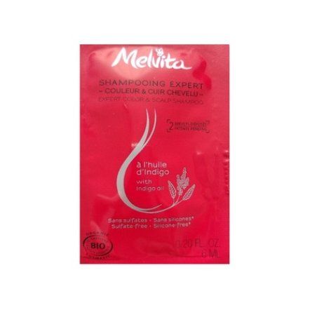 Melvita Expert Color Scalp Organic Hair Shampoo For Strengthening Sample - 6 Ml