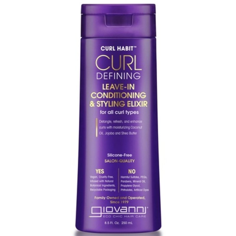 Giovanni Curl Defining Leave-In Conditioner And Style Elixir - 250ml