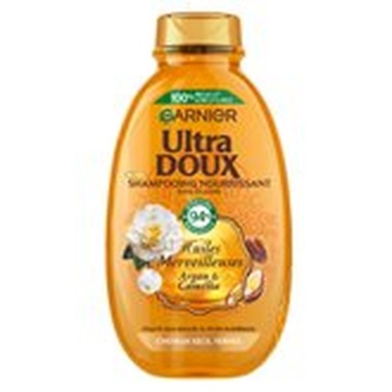 Garnier Ultra Doux Nourishing Shampoo With Argan Oil And Camellia - 300 Ml