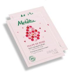 Melvita Pulpe De Rose Organic Anti-Ageing Day And Night Cream For Face And Neck Sample - 15 Ml