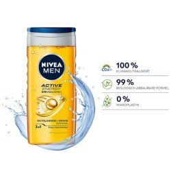 NIVEA MEN Active Energy Shower Gel 250ml