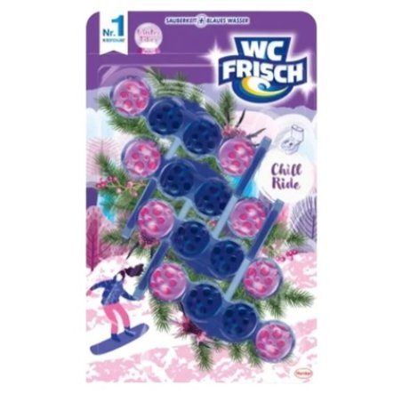 Wc Frisch Toilet Hanging Freshener Chill Ride, 4 Pieces
