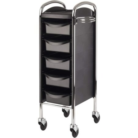 Efalock Piccolo 6002 Service Cart Chrome Black