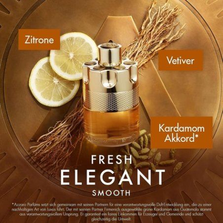 Azzaro Wanted Deodorant for Men 24h Freshness Woody-Spicy Scent 150ml