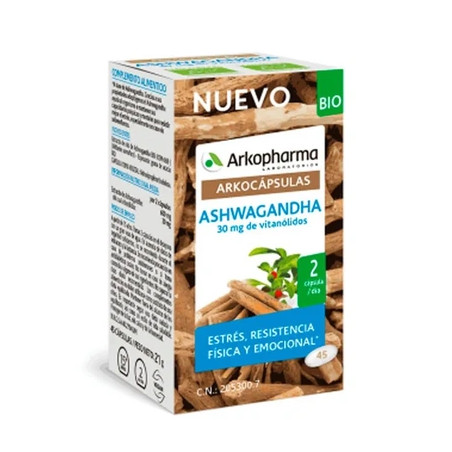 Arkopharma Arkocapsulas Ashwagandha Bio 45 Capsules