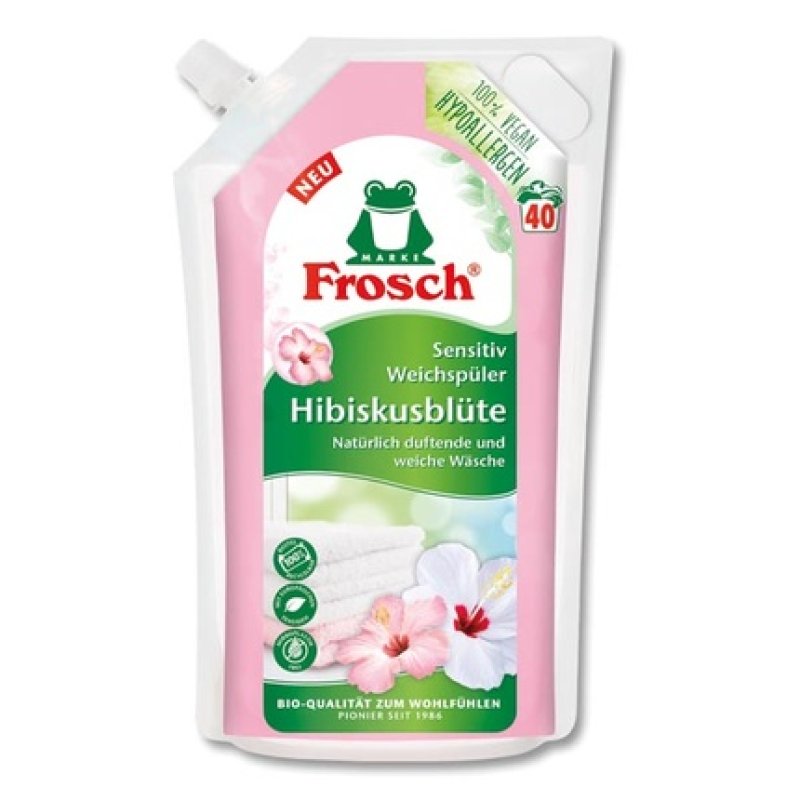Frosch Sensitive Fabric Softener Hibiscus Flower 1L