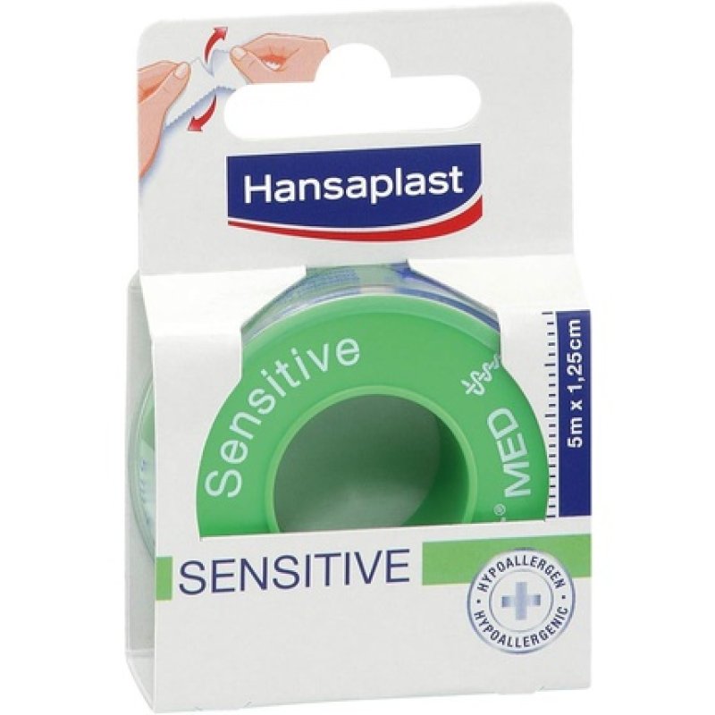 Hansaplast Sensitive Fixing Plaster 5m x 1.25cm