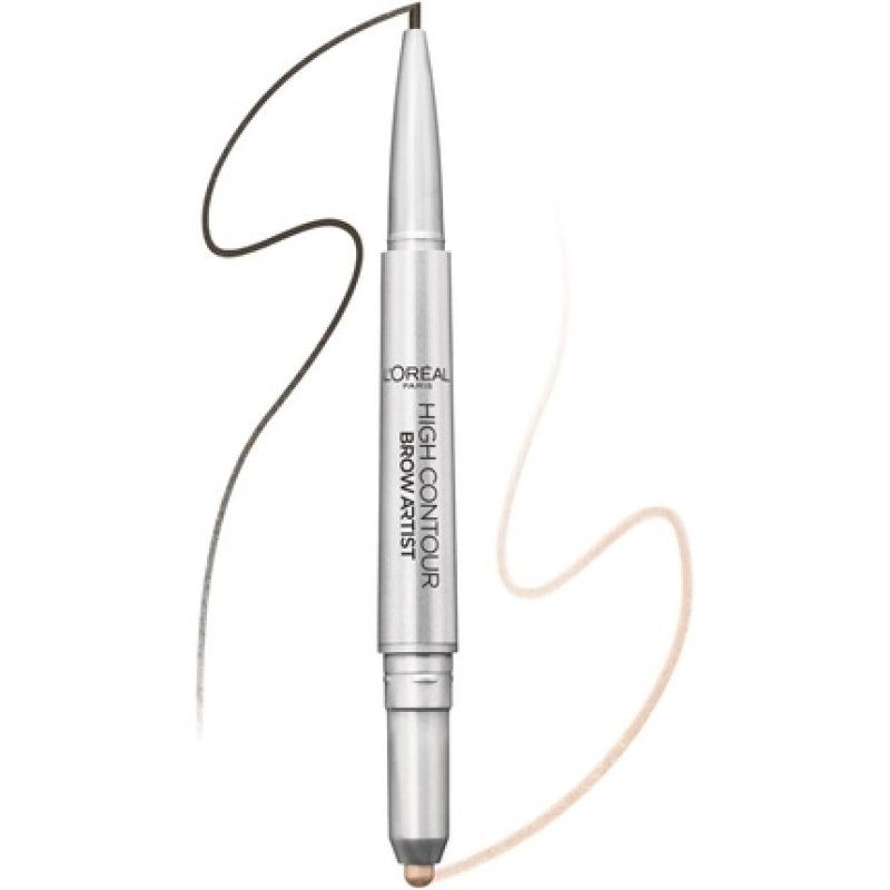 L'Oreal Paris High Contour Brow Pencil & Highlighter Duo 109 Ebony 1 Count