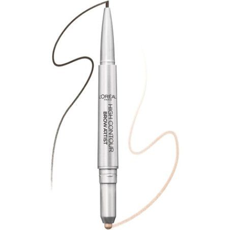 L'Oreal Paris High Contour Brow Pencil & Highlighter Duo 109 Ebony 1 Count