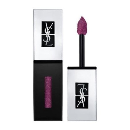 Yves Saint Laurent The Holographics 503 Neon Plum Liquid Lip Stick Glossy Stain