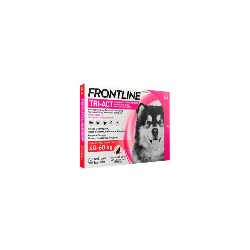 Frontline Frontline Triact 4060kg 3 Pipette 6ml
