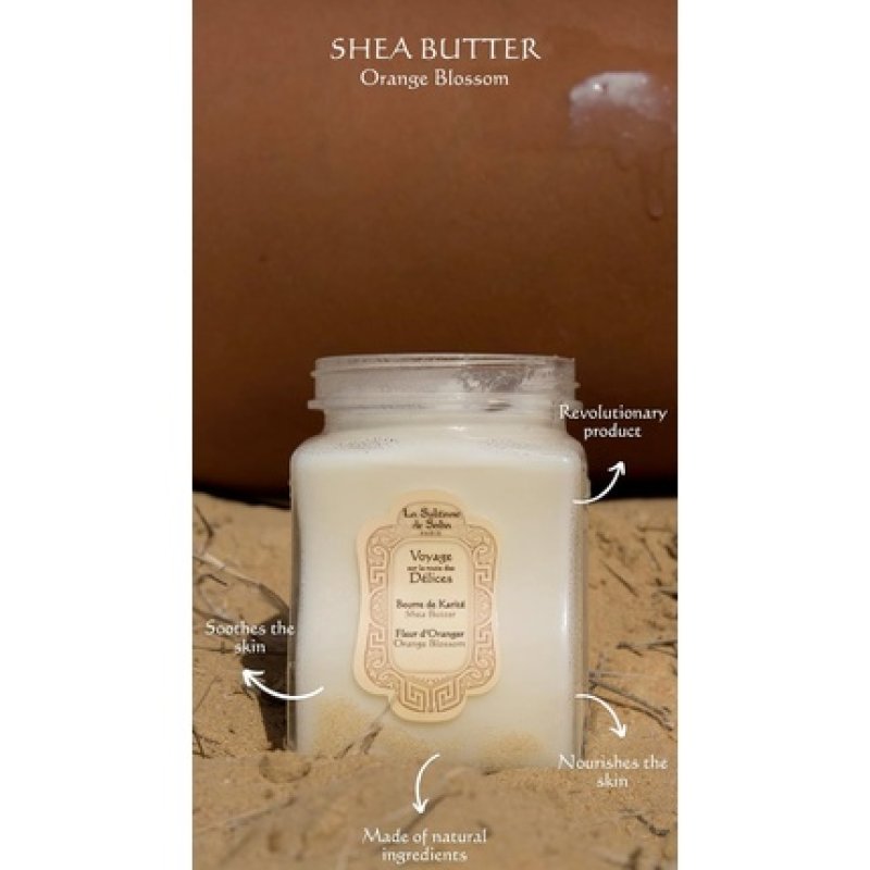 La Sultane De Saba Shea Butter Orange Blossom 300g