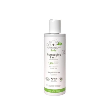 Alphanova Bebe 2-in-1 Mild Baby Shampoo with Organic Chamomile