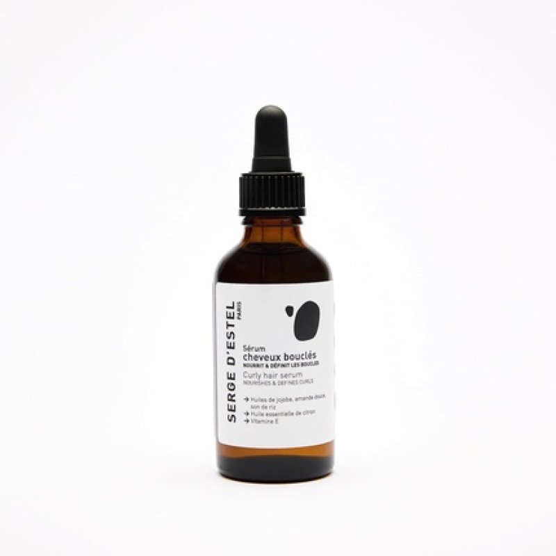 SERGE D'ESTEL PARIS Curly Hair Oil Nourishes, Protects, and Tames Curls Natural and Vegan Formula 50ml