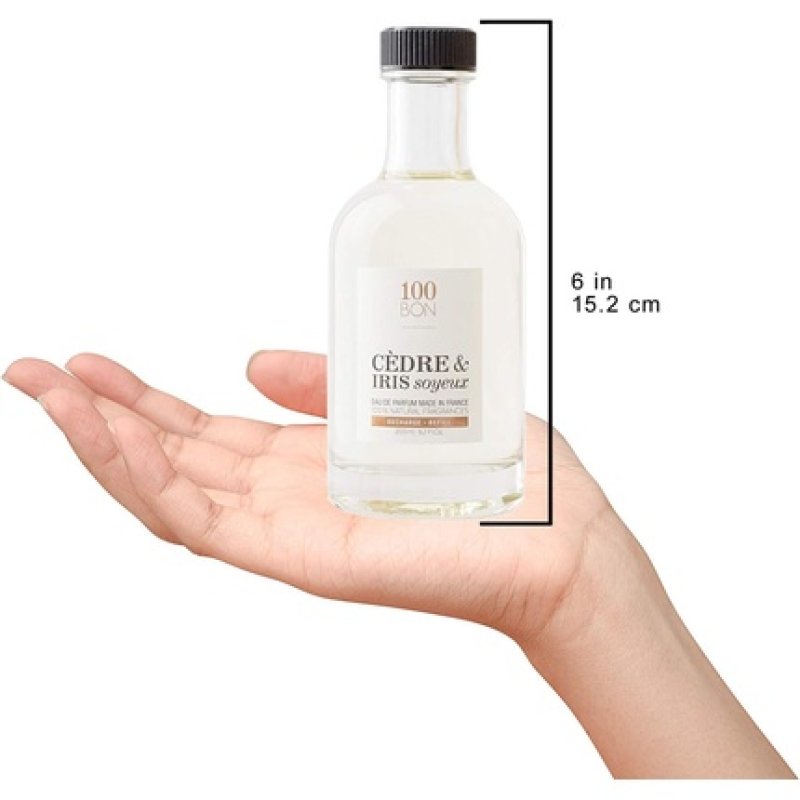100 Bon Cedre & Iris Soyeux Eau De Parfum Refill Unisex 200ml