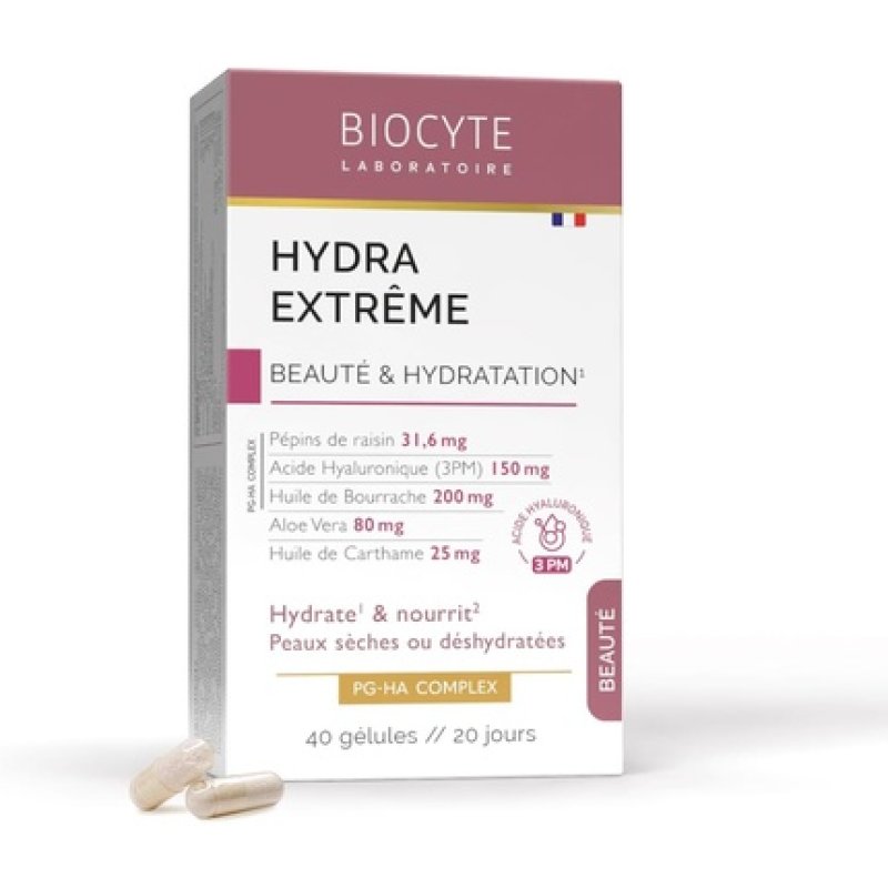 Biocyte Hydra Extreme Hyaluronic Acid Aloe Vera Vitamin C and E Oil