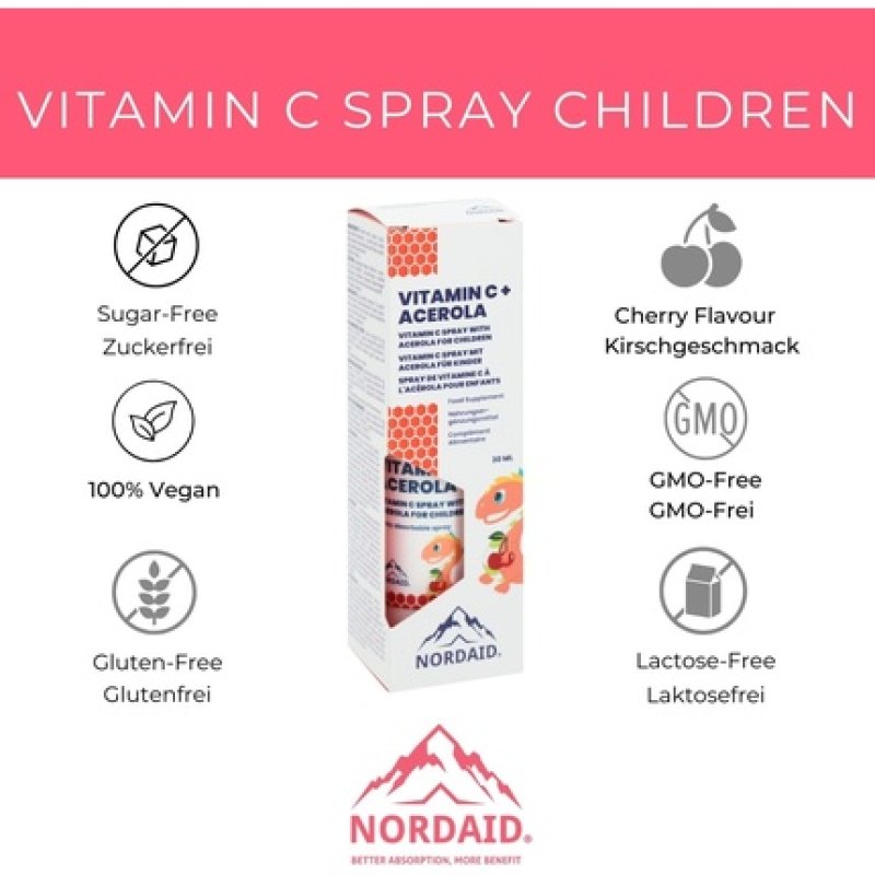 Vitamin C Children's Spray for Ages 3 and Up