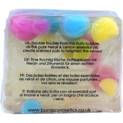 Bomb Cosmetics Bubble Up Vegan Friendly Soap Bar Slice Passionfruit Scented