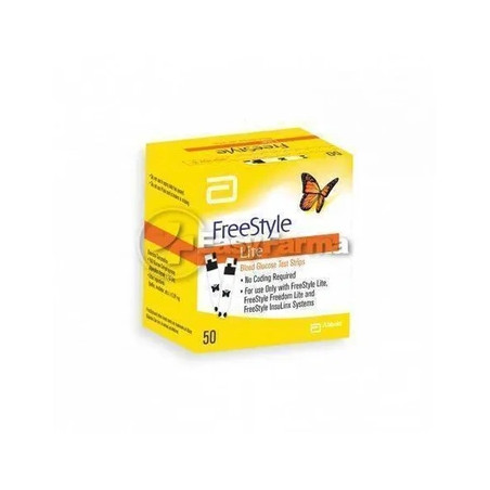 Abbott Freestyle Lite Blood Glucose Test Strips 25 Pieces
