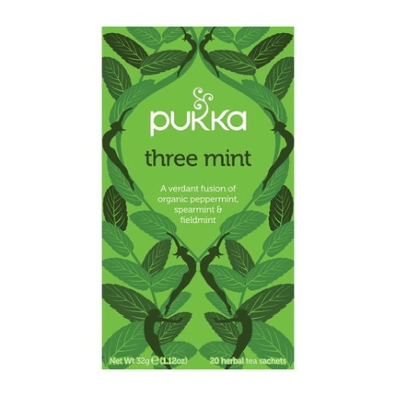 Pukka Three Mint Tea Organic By Pukka