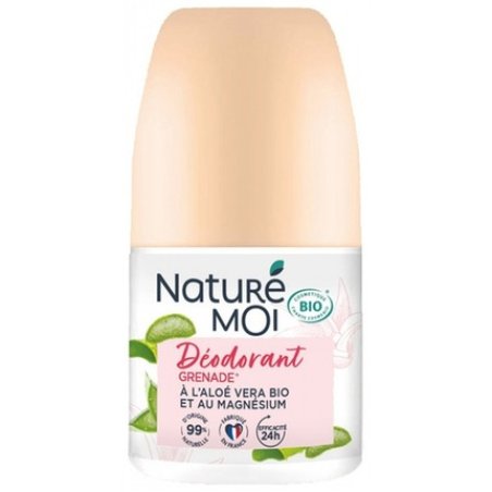 Nature Moi Organic Pomegranate Deodorant 50ml - 24-Hour Effectiveness