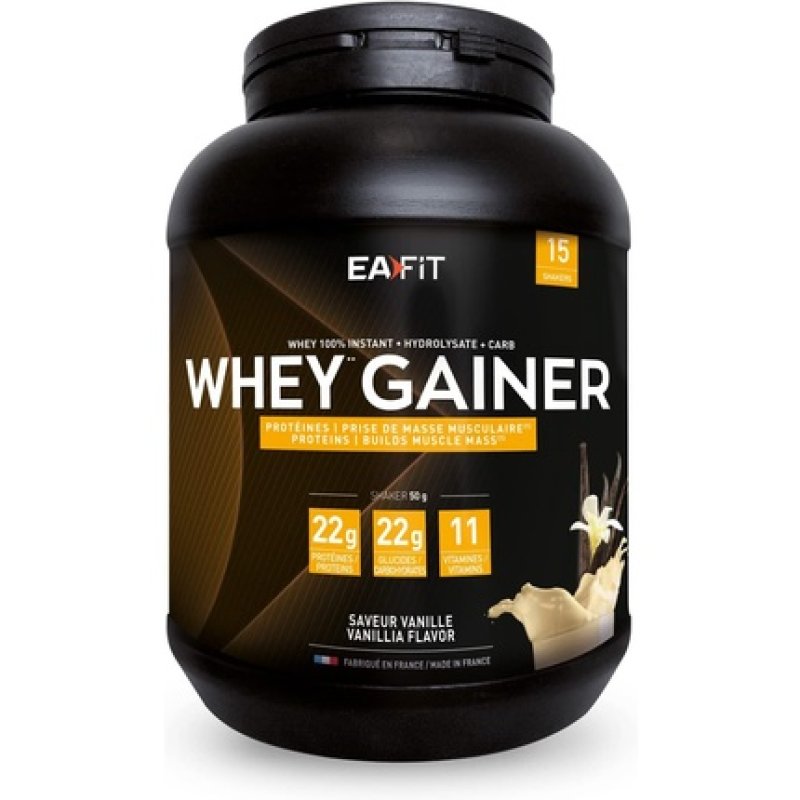 Eafit Whey Gainer 50% Whey 50% Carbohydrates Vanilla 750g
