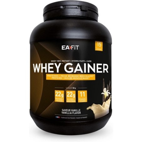 Eafit Whey Gainer 50% Whey 50% Carbohydrates Vanilla 750g