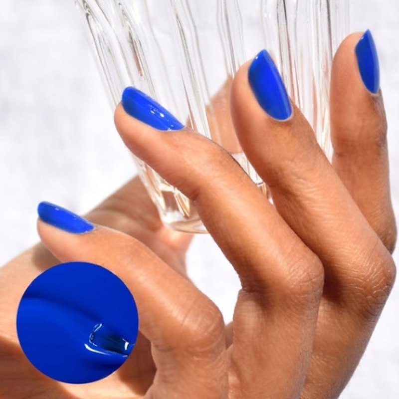 Manucurist Green Flash LED Ultramarine Gel Nail Polish Electric Blue