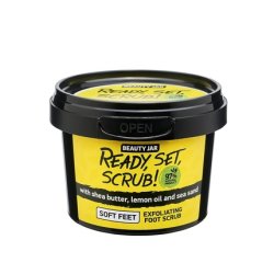 Beauty Jar READY, SET, SCRUB! Exfoliating Foot Scrub 135g - Sea Sand, Shea Butter, Lemon Oil