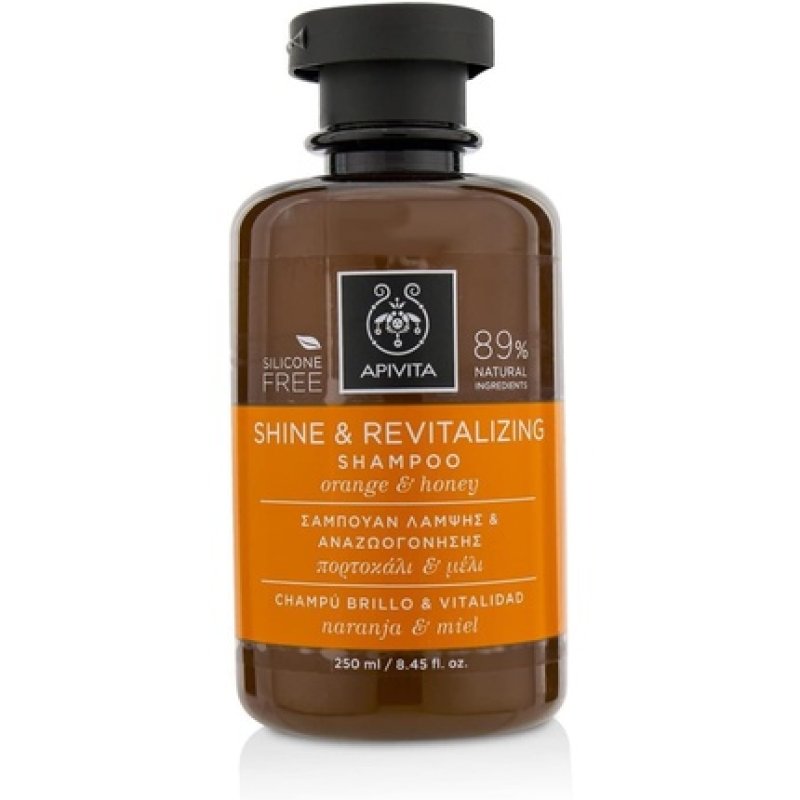 Apivita Brightness and Vitality Orange and Honey Shampoo 250ml