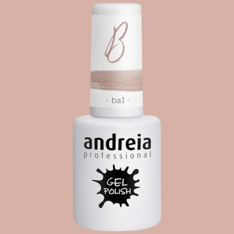 Andreia Semi-Permanent Nail Gel Polish for UV/LED Lamp Intense Shine and 4 weeks Lasting French Manicure Nail Gel