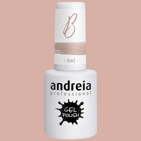 Andreia Semi-Permanent Nail Gel Polish for UV/LED Lamp Intense Shine and 4 weeks Lasting French Manicure Nail Gel