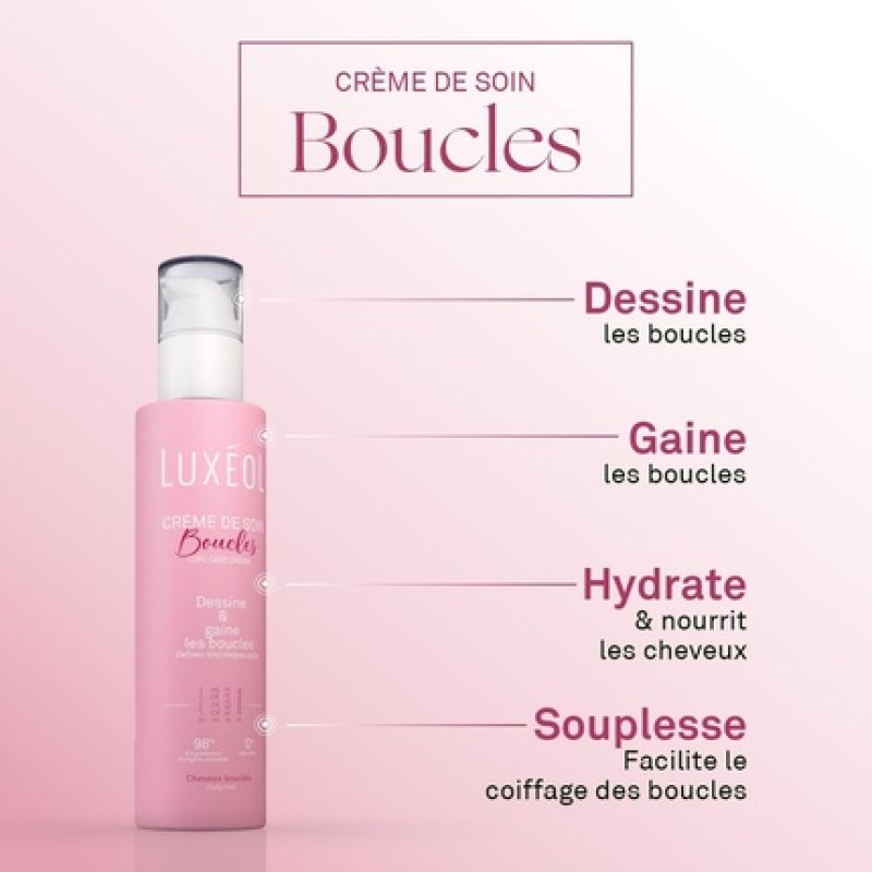 Luxol Curly Hair Care Cream Shapes and Coats Curls