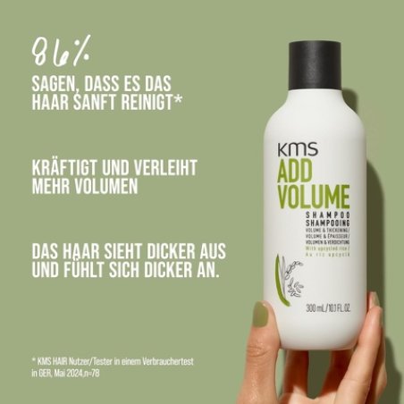 KMS Addvolume Shampoo for Fine to Medium Hair Lacking Volume