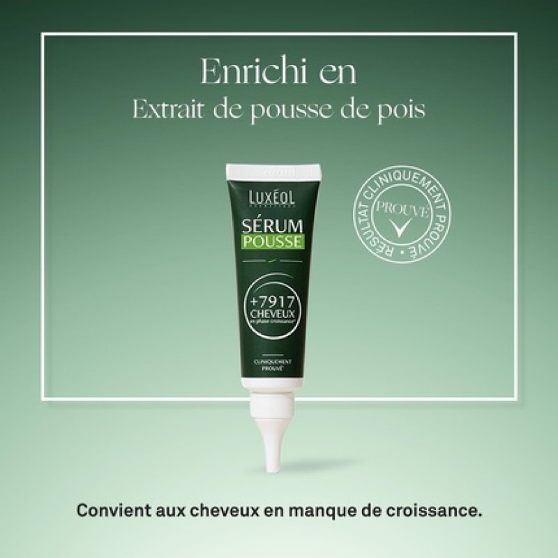 Luxol Hair Growth Serum Reactivates Growth of Existing Hair