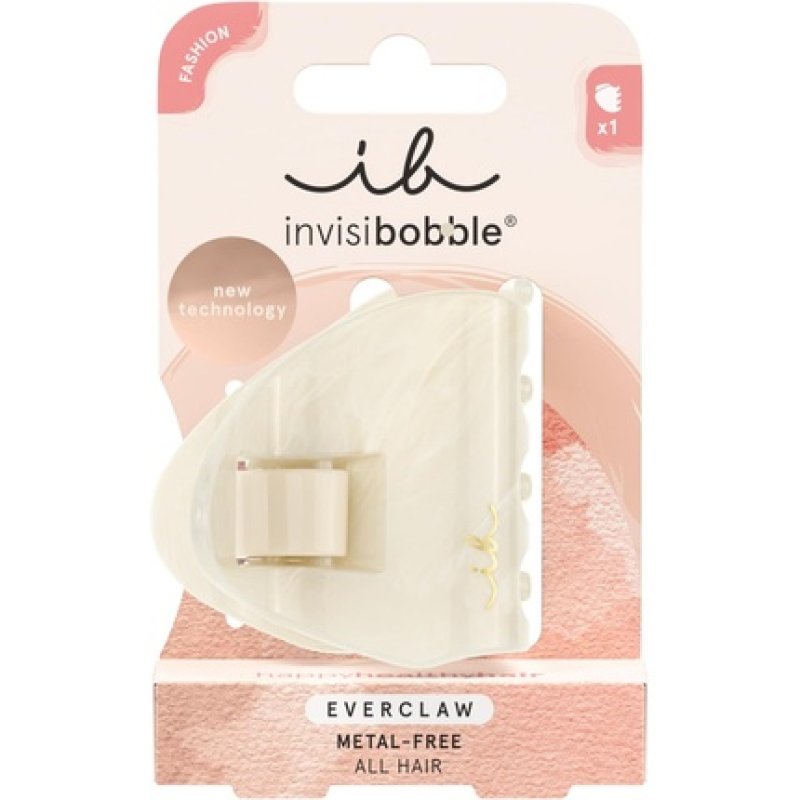 Invisibobble Everclaw M Evershine Metal Free Hair Claw in Gold Look