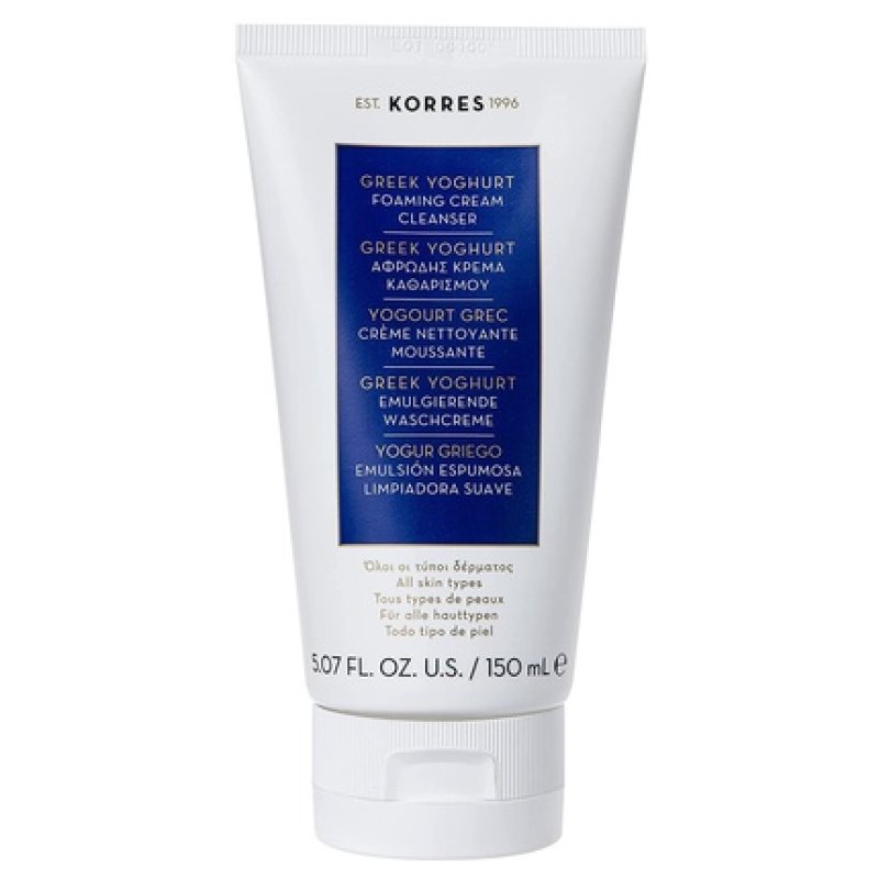 KORRES Greek Yoghurt Emulsifying Cleansing Cream Dermatologically Tested 150ml - Old Version
