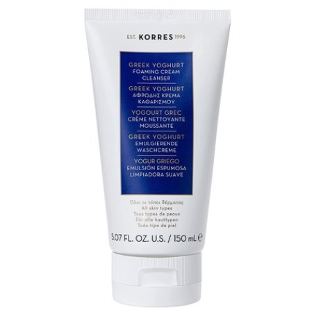 KORRES Greek Yoghurt Emulsifying Cleansing Cream Dermatologically Tested 150ml - Old Version