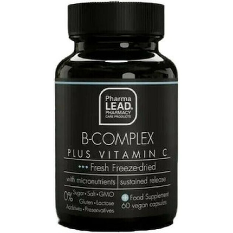 Pharmalead Black Range B Complex Plus Vitamin C 60 Capsules