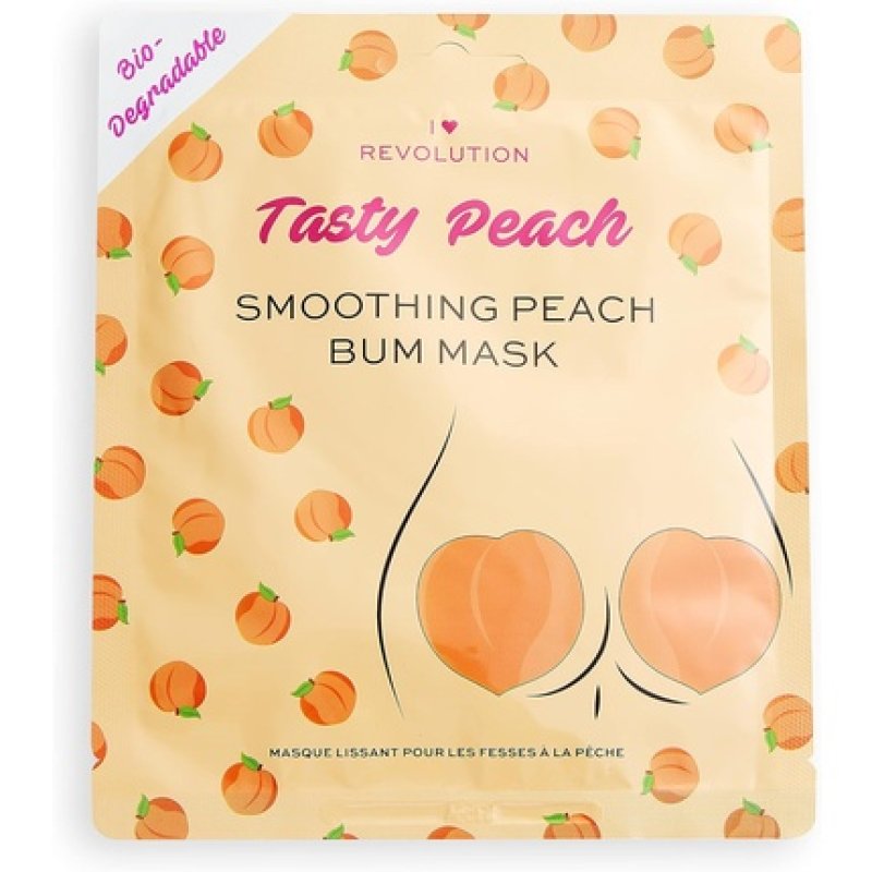 Revolution Beauty London Tasty Peach Bum Leaf Mask