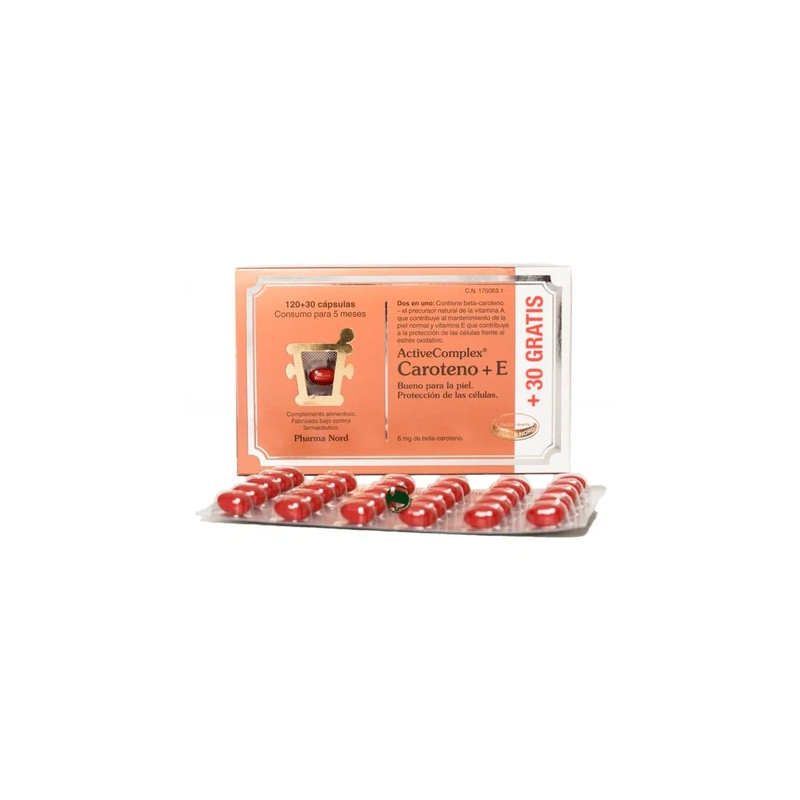 Pharma Nord Pharma Nord Active Complex Caroteno E 120 30 Capsules