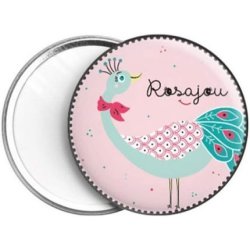 Rosajou Paon Pocket Mirror